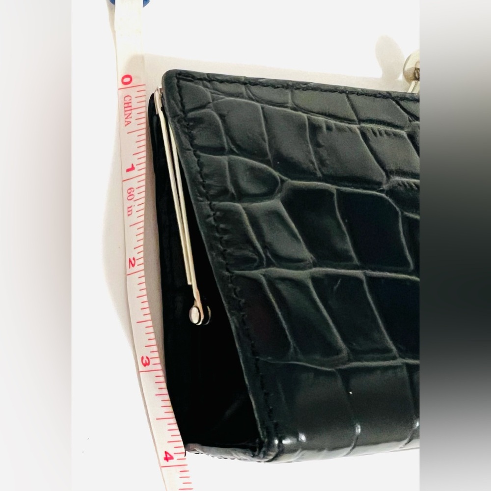 BURBERRY Alligator Embossed Wristlet - Picture 15 of 15